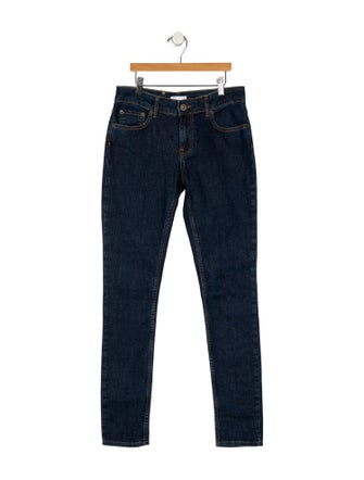 Red Valentino Mid-Rise Skinny Leg Jeans