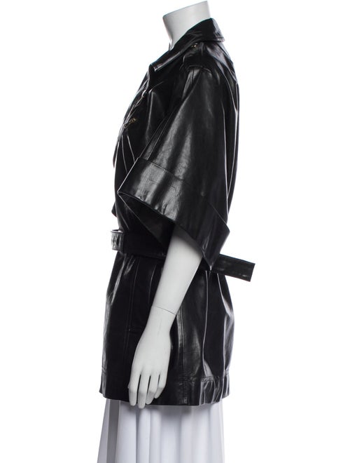 Red Valentino Leather Coat