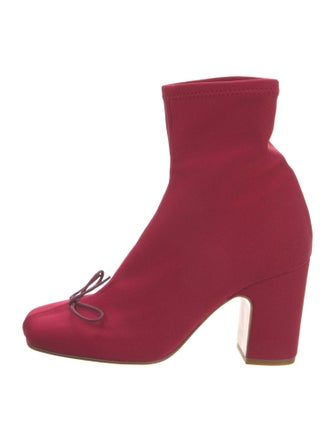 Red Valentino Suede Sock Boots