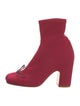 Red Valentino Suede Sock Boots