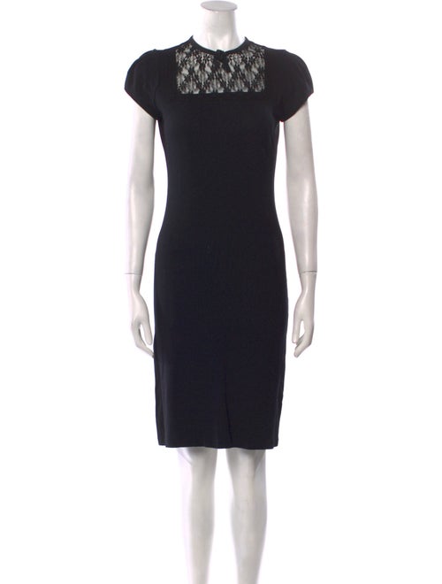 Red Valentino Crew Neck Knee-Length Dress