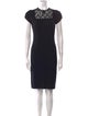 Red Valentino Crew Neck Knee-Length Dress