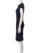 Red Valentino Crew Neck Knee-Length Dress