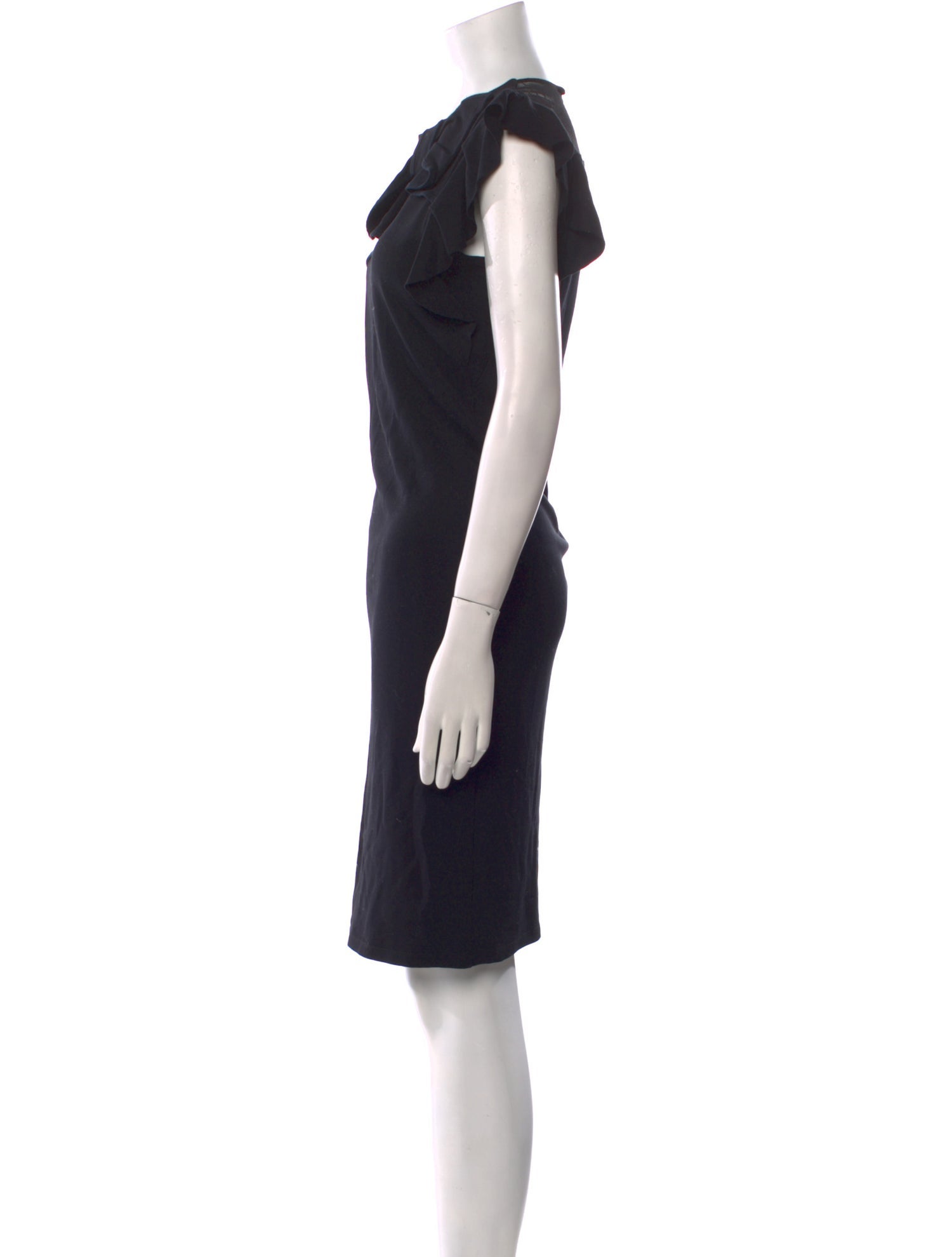 Red Valentino Crew Neck Knee-Length Dress