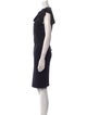 Red Valentino Crew Neck Knee-Length Dress