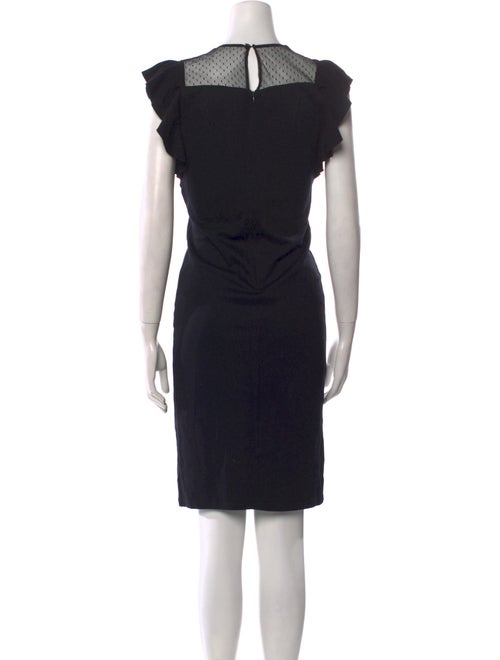 Red Valentino Crew Neck Knee-Length Dress