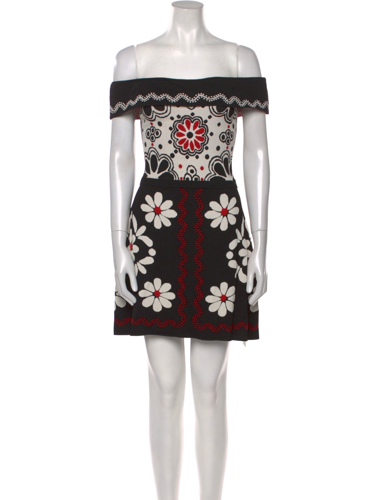 Red Valentino Printed Mini Dress