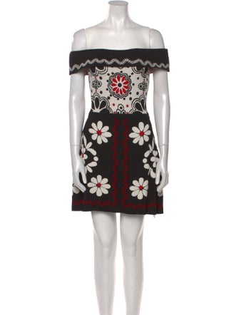 Red Valentino Printed Mini Dress