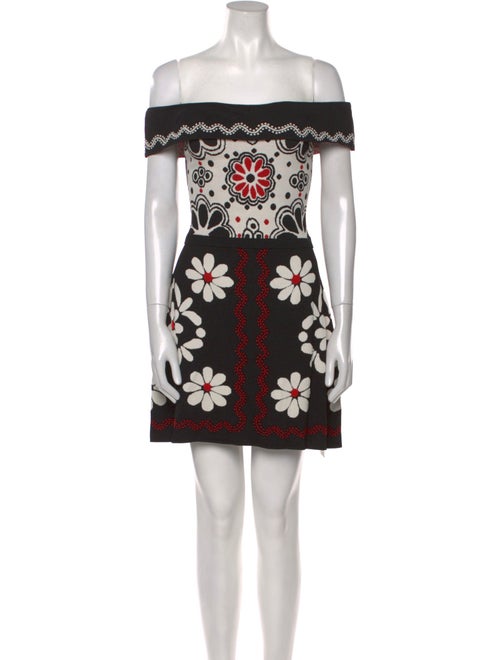 Red Valentino Printed Mini Dress