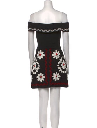 Red Valentino Printed Mini Dress