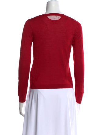 Red Valentino Cashmere Crew Neck Sweater
