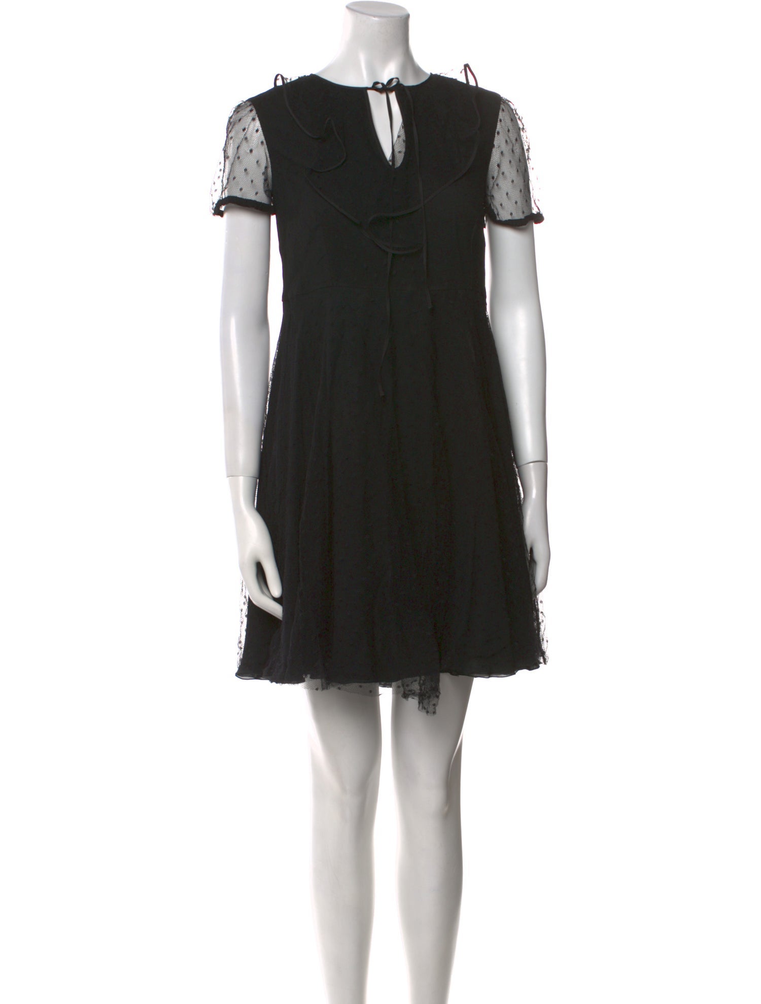 Red Valentino V-Neck Mini Dress