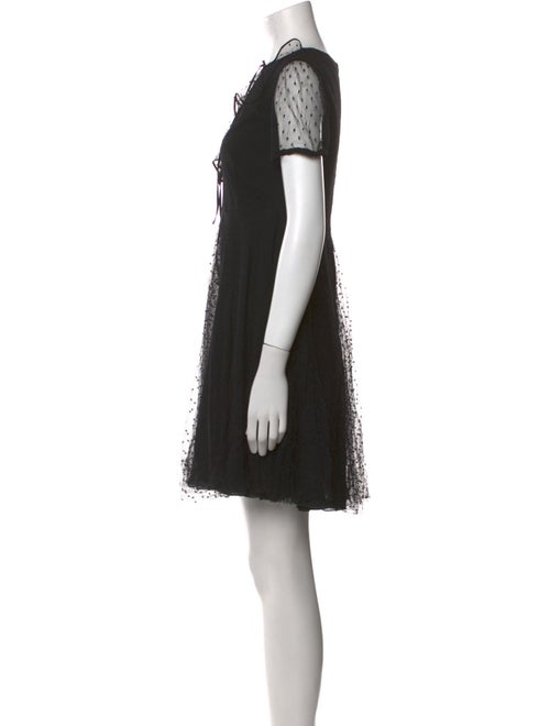 Red Valentino V-Neck Mini Dress