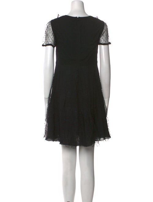 Red Valentino V-Neck Mini Dress