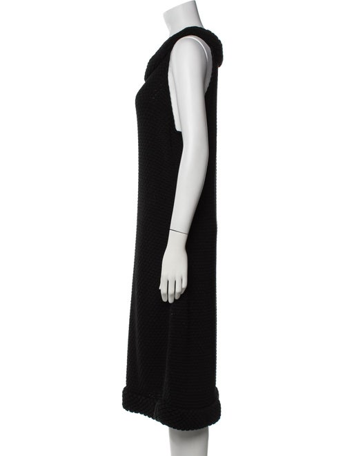 Red Valentino Cowl Neck Midi Length Dress