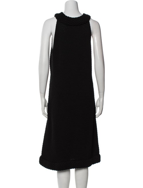 Red Valentino Cowl Neck Midi Length Dress