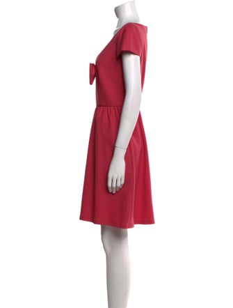Red Valentino V-Neck Mini Dress