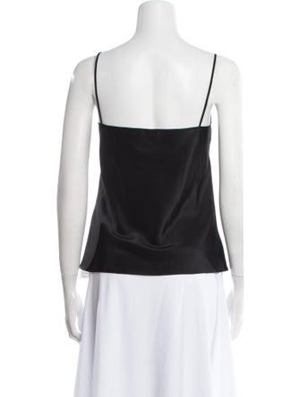 Red Valentino Square Neckline Sleeveless Top