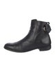 Red Valentino Leather Studded Accents Chelsea Boots