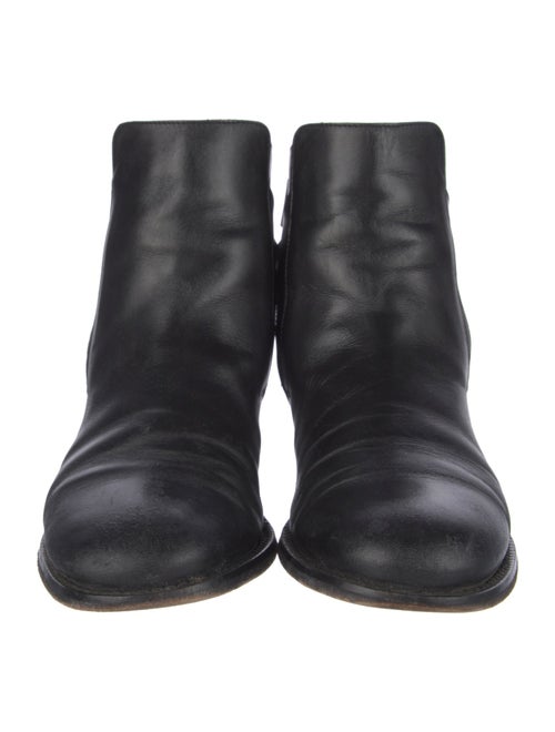 Red Valentino Leather Studded Accents Chelsea Boots