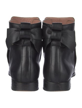 Red Valentino Leather Studded Accents Chelsea Boots