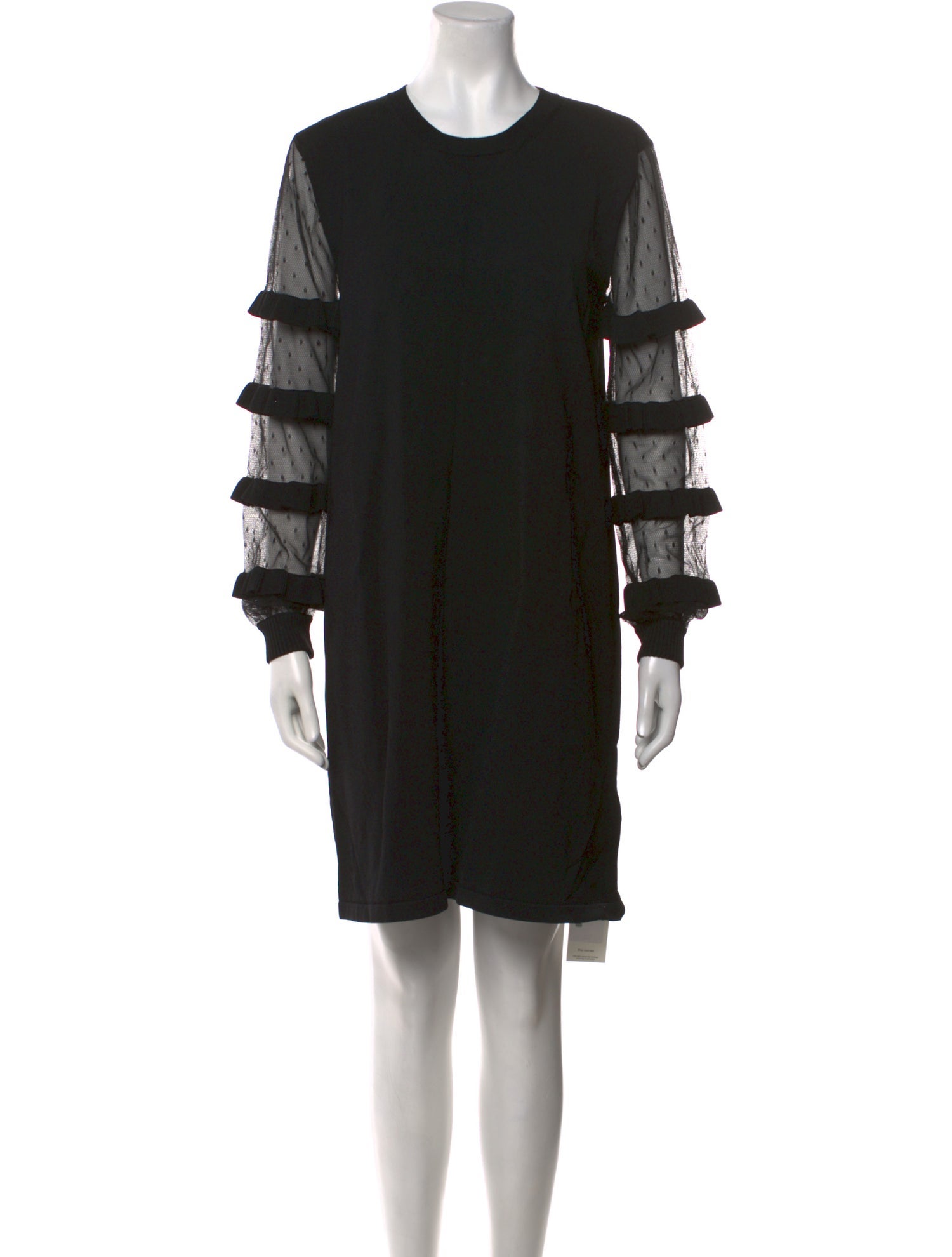 Red Valentino Crew Neck Mini Dress