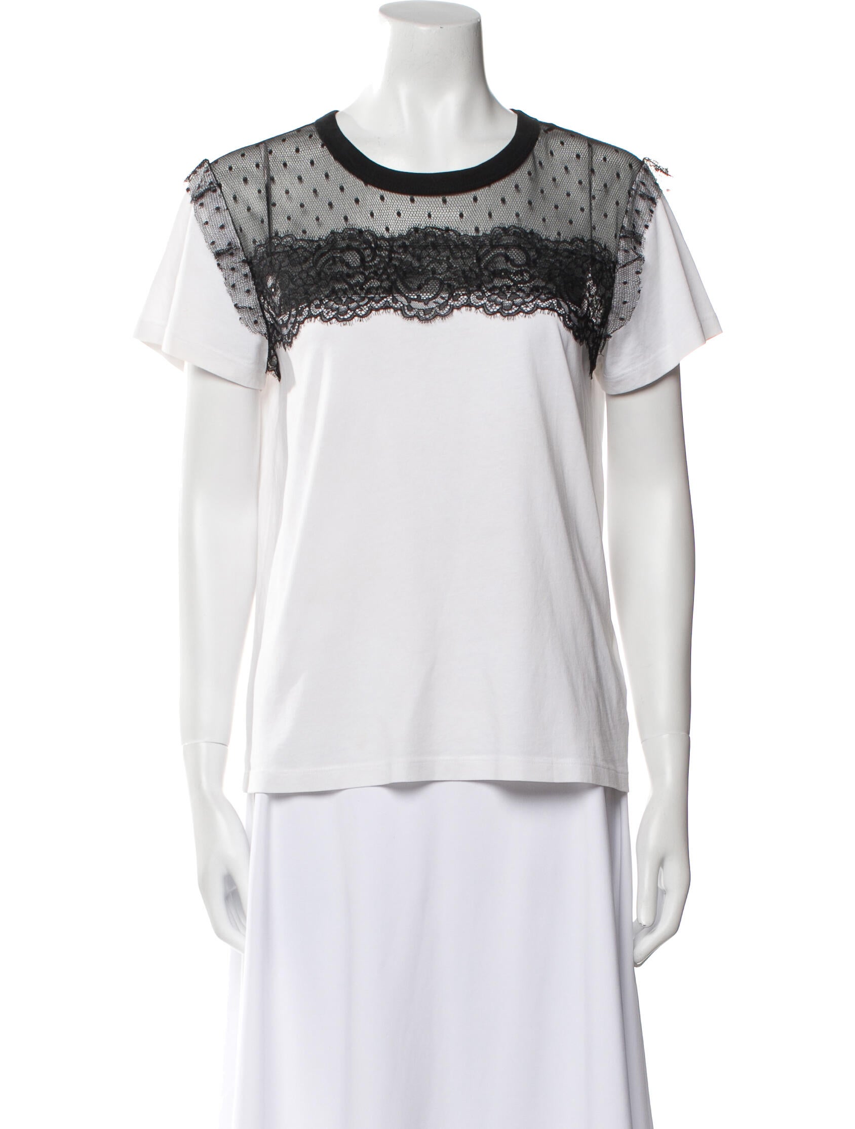 Red Valentino Crew Neck Short Sleeve T-Shirt