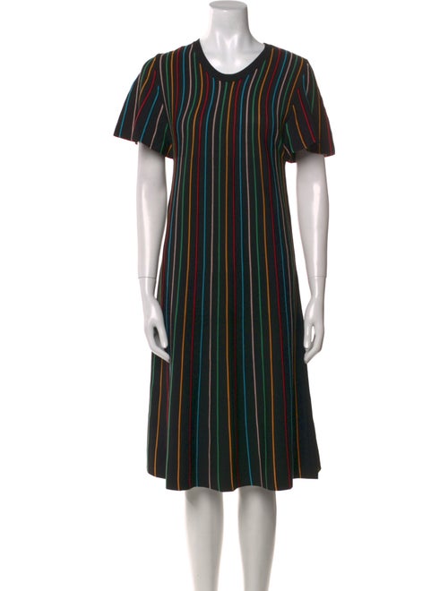 Red Valentino Striped Knee-Length Dress