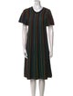 Red Valentino Striped Knee-Length Dress