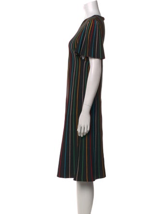 Red Valentino Striped Knee-Length Dress