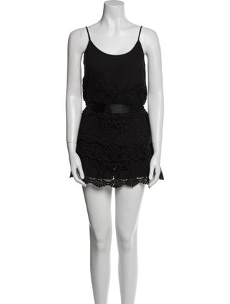 Red Valentino Scoop Neck Romper