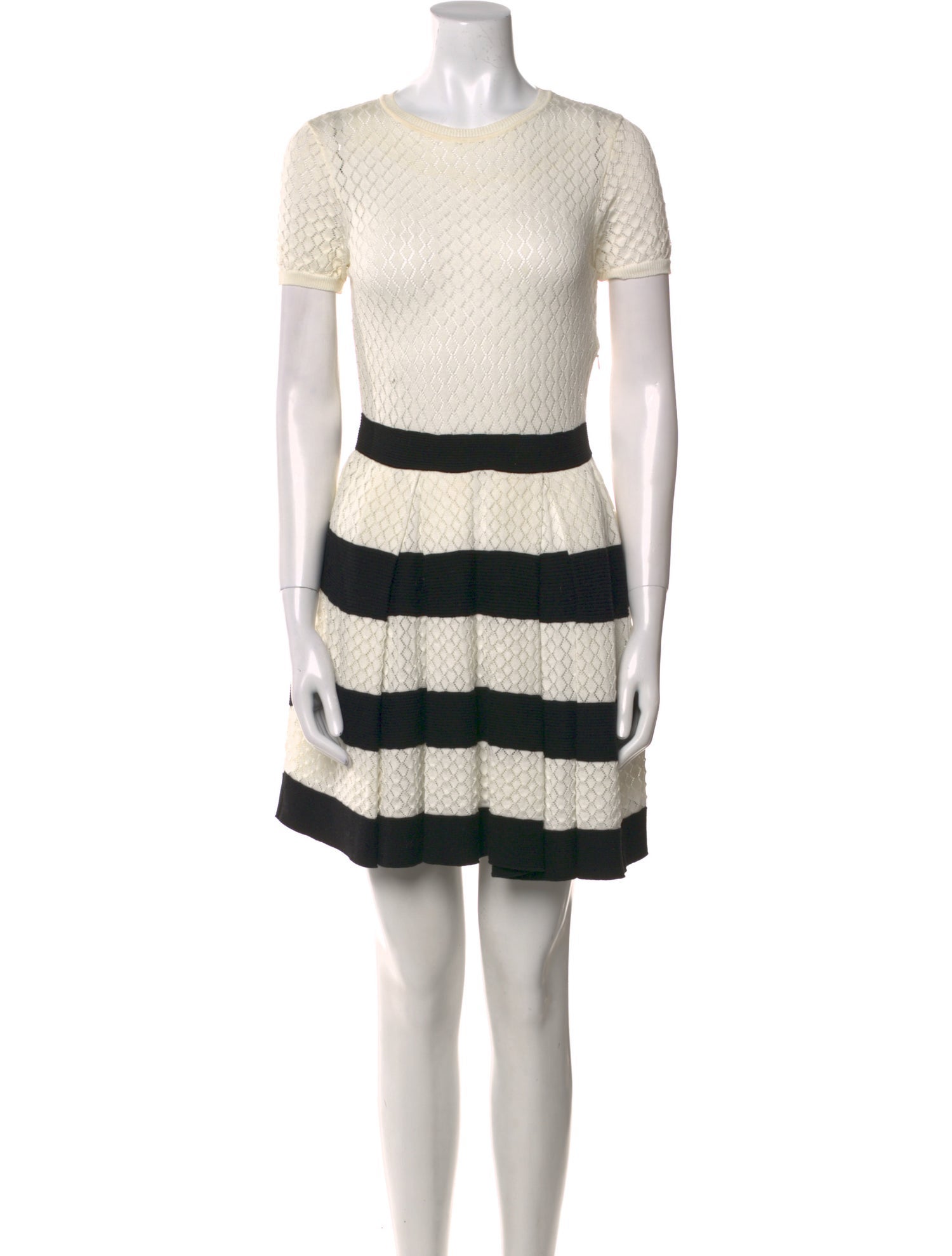 Red Valentino Striped Mini Dress