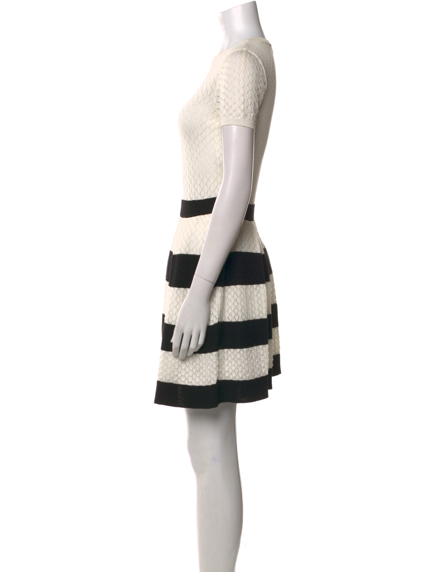Red Valentino Striped Mini Dress
