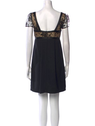 Red Valentino Square Neckline Mini Dress