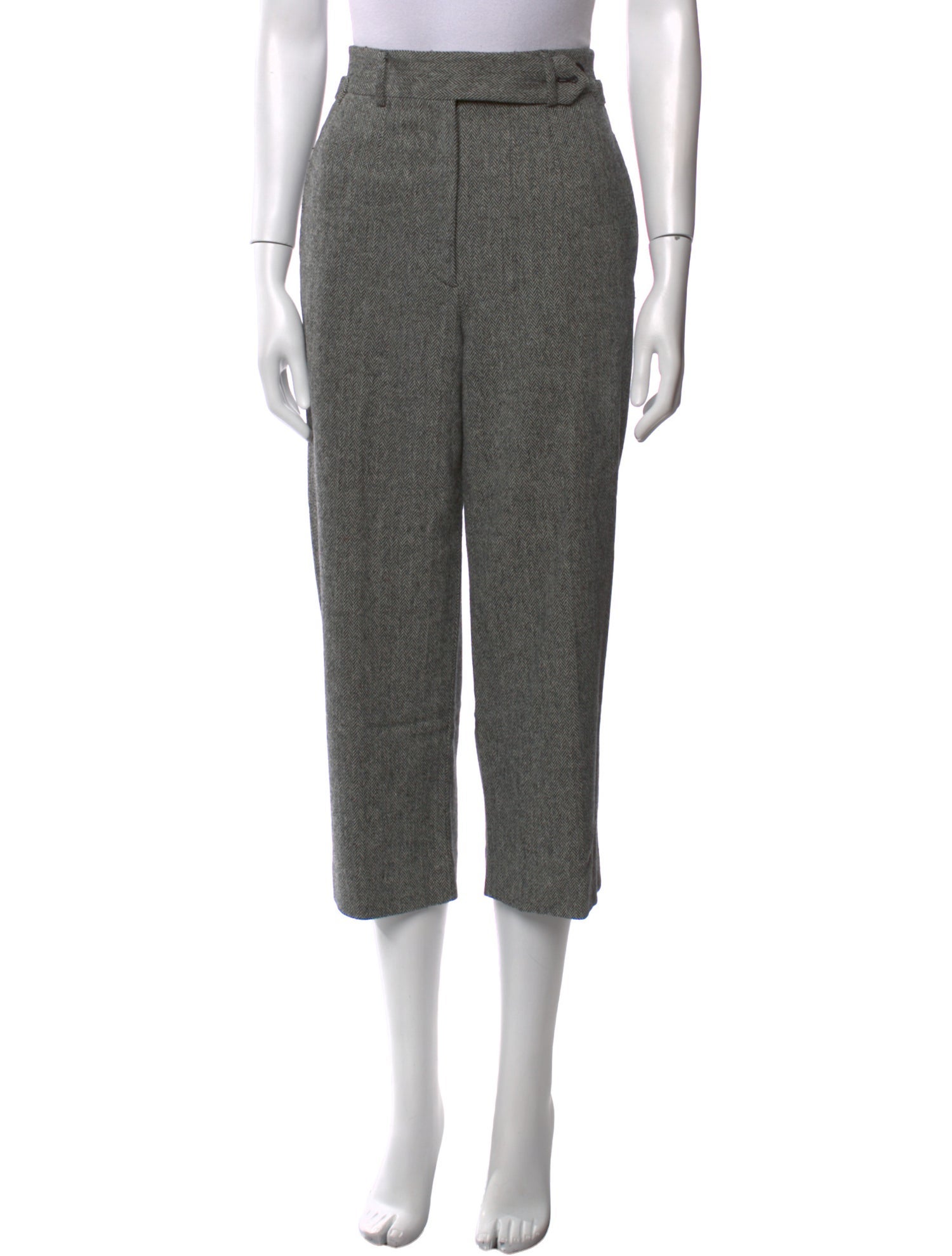 Red Valentino Wool Straight Leg Pants