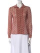 Red Valentino Silk Printed Blouse