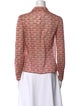 Red Valentino Silk Printed Blouse