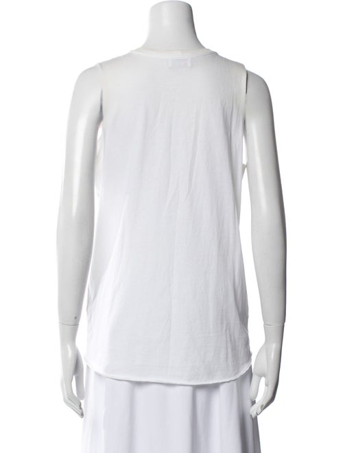 Red Valentino Floral Print Scoop Neck Top