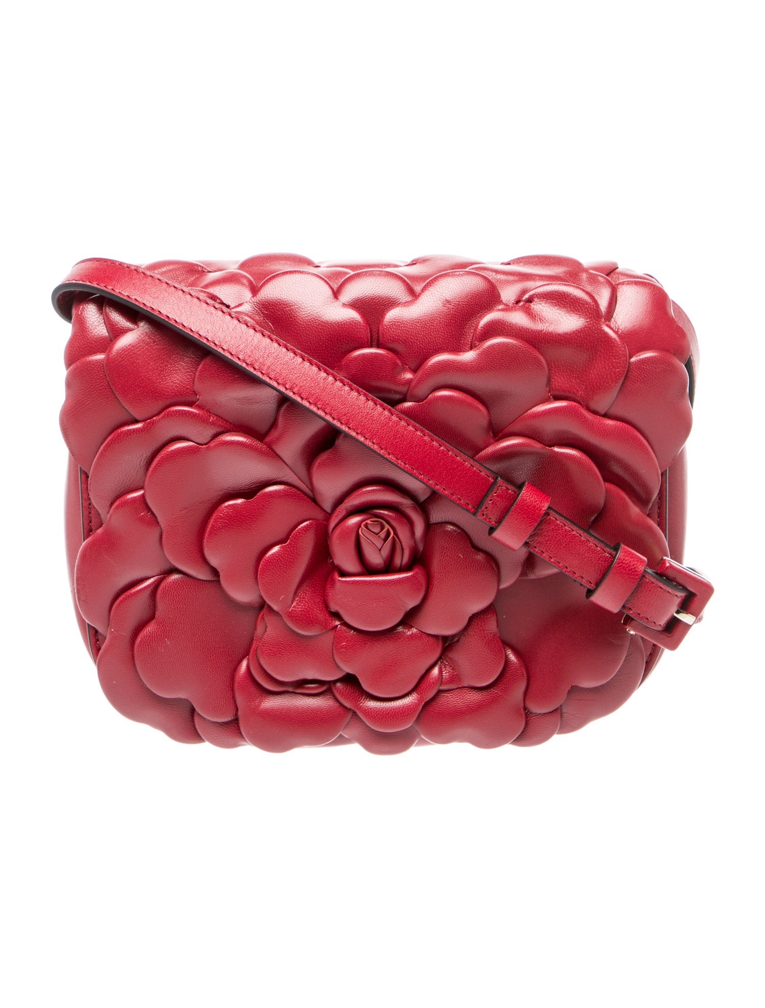 Valentino Leather Messenger Bag