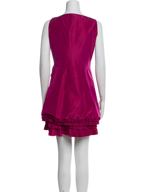Red Valentino V-Neck Mini Dress