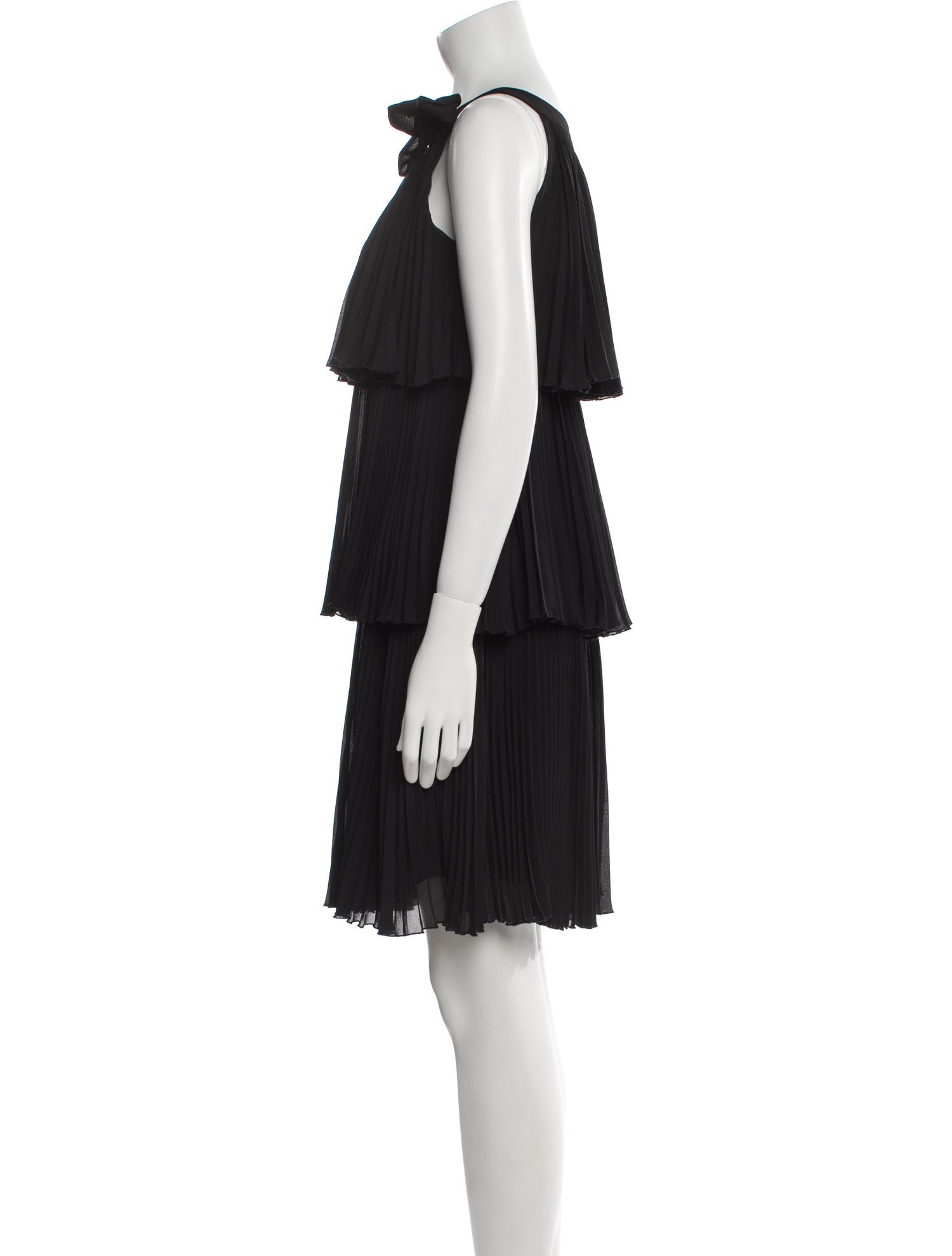 Red Valentino Scoop Neck Knee-Length Dress