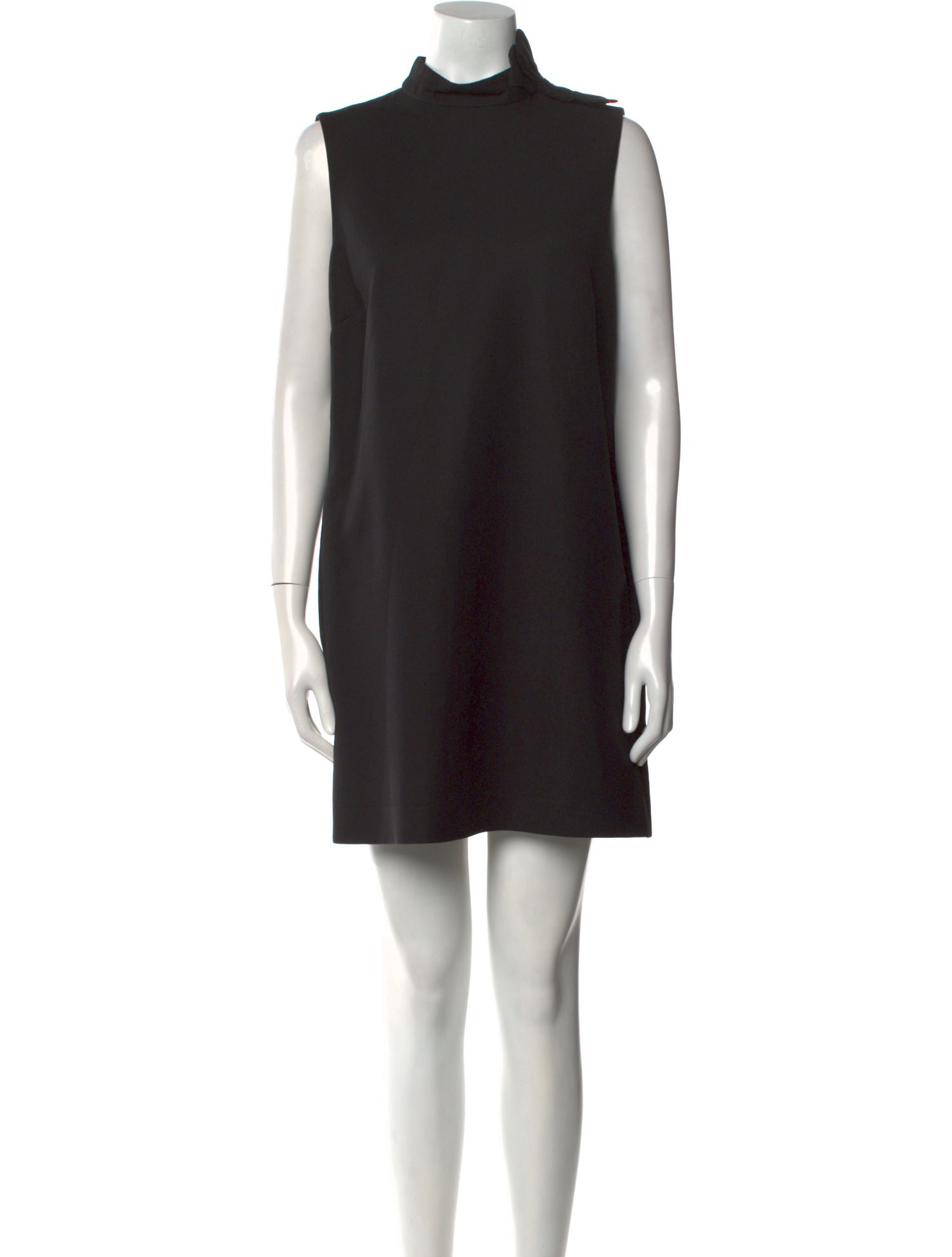 Red Valentino Mock Neck Mini Dress