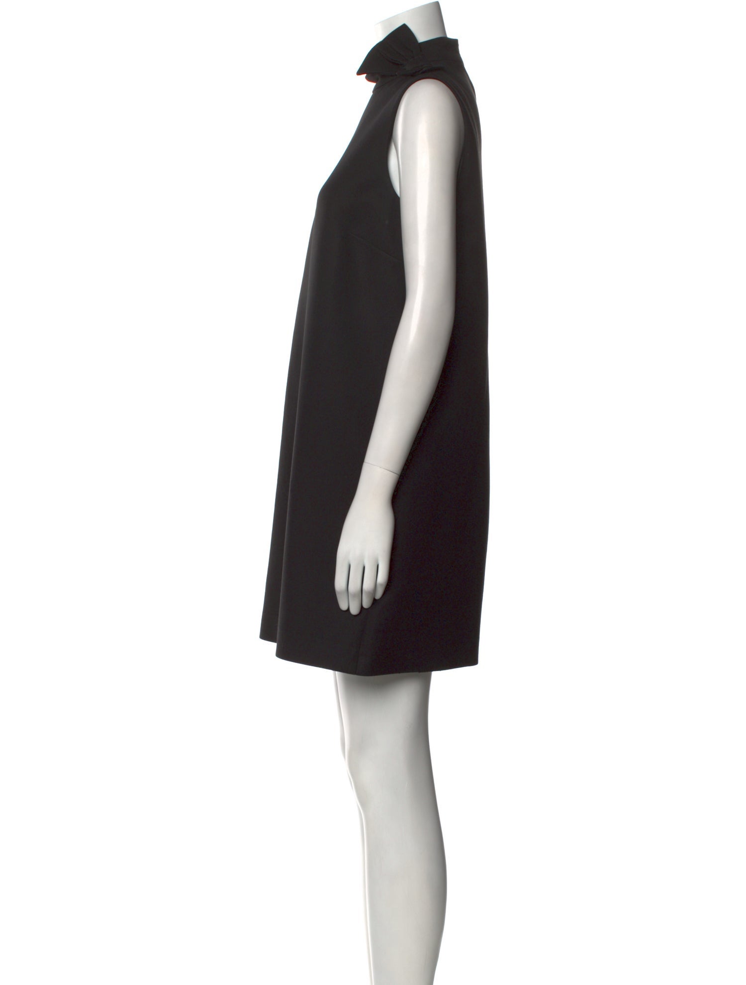 Red Valentino Mock Neck Mini Dress