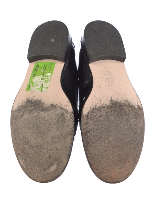 Red Valentino Patent Leather Bow Accents Loafers