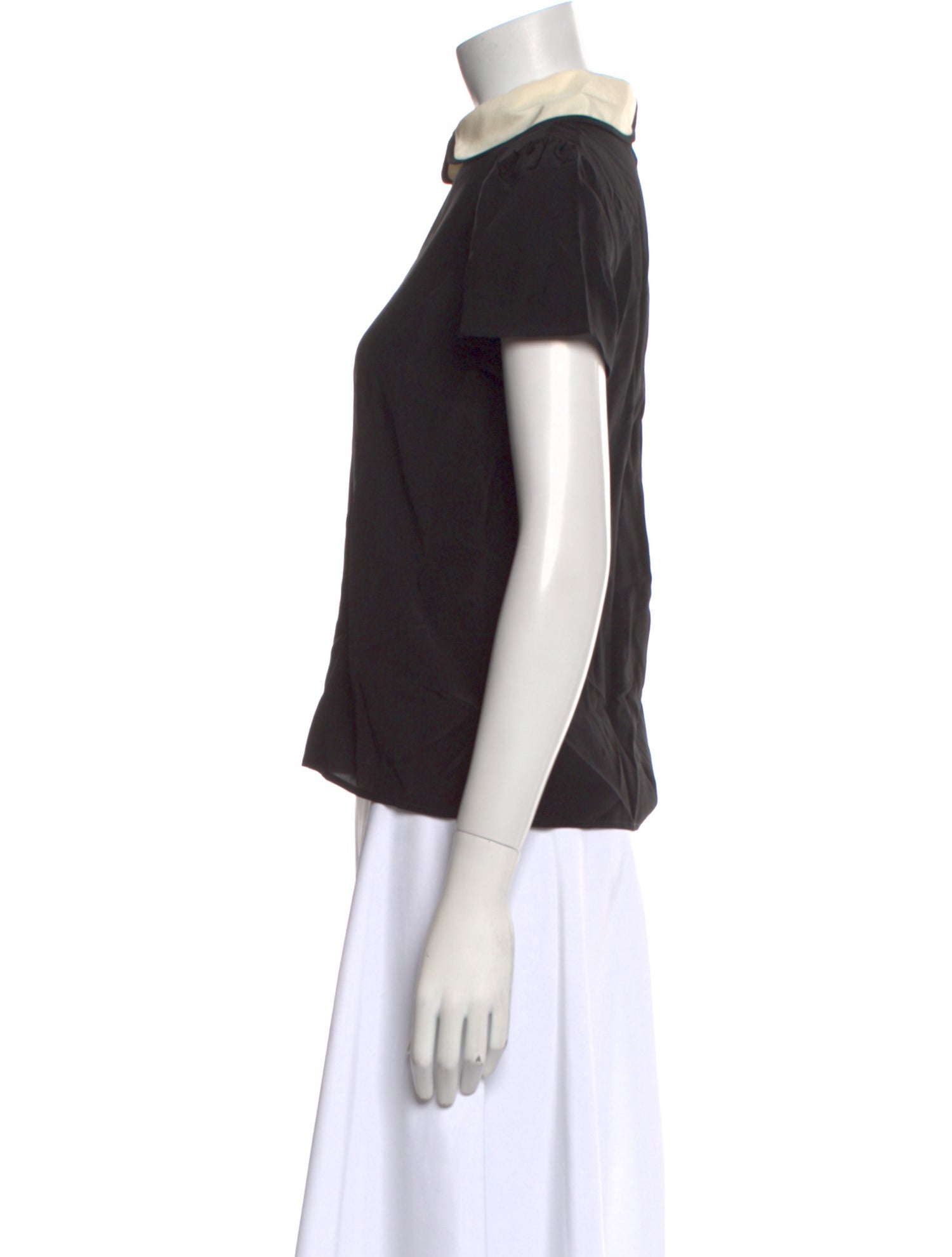 Red Valentino Silk Short Sleeve Top