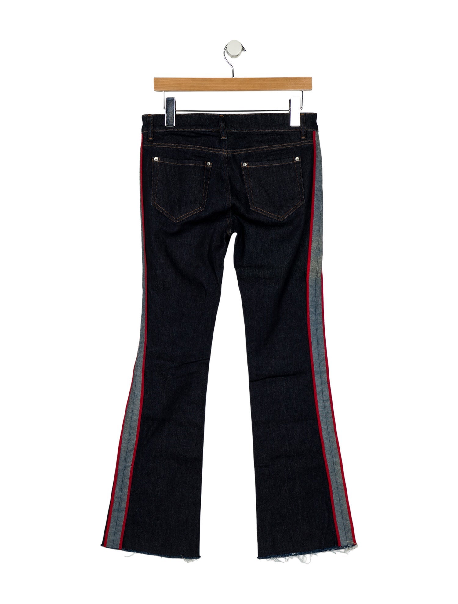 Red Valentino Mid-Rise Wide Leg Jeans