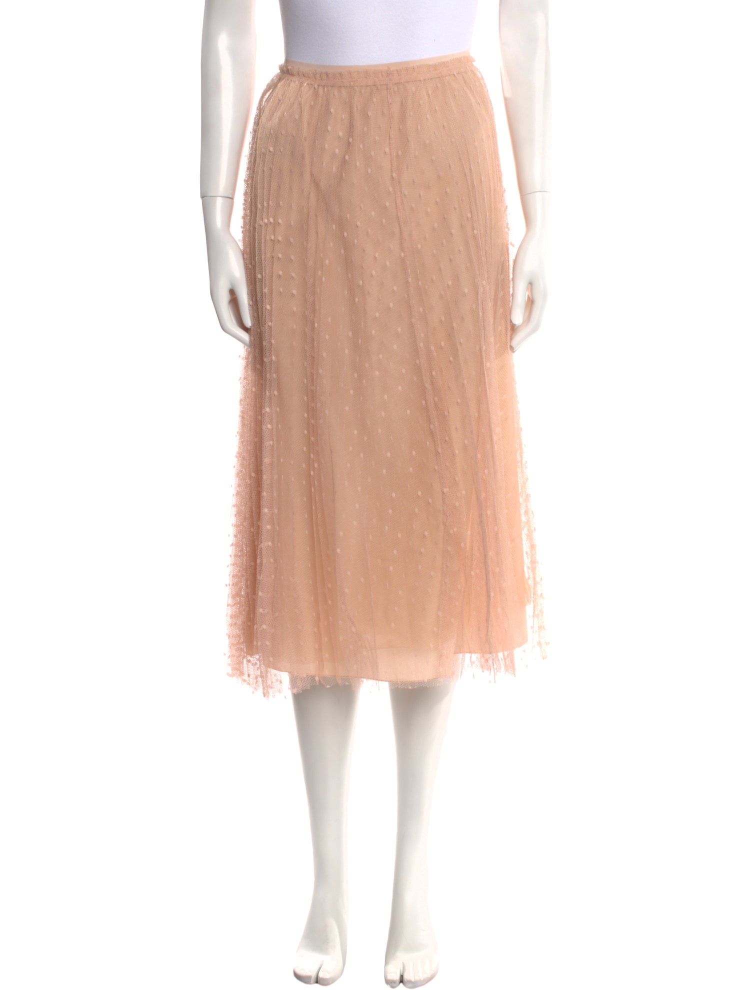 Red Valentino Mesh Midi Length Skirt w/ Tags