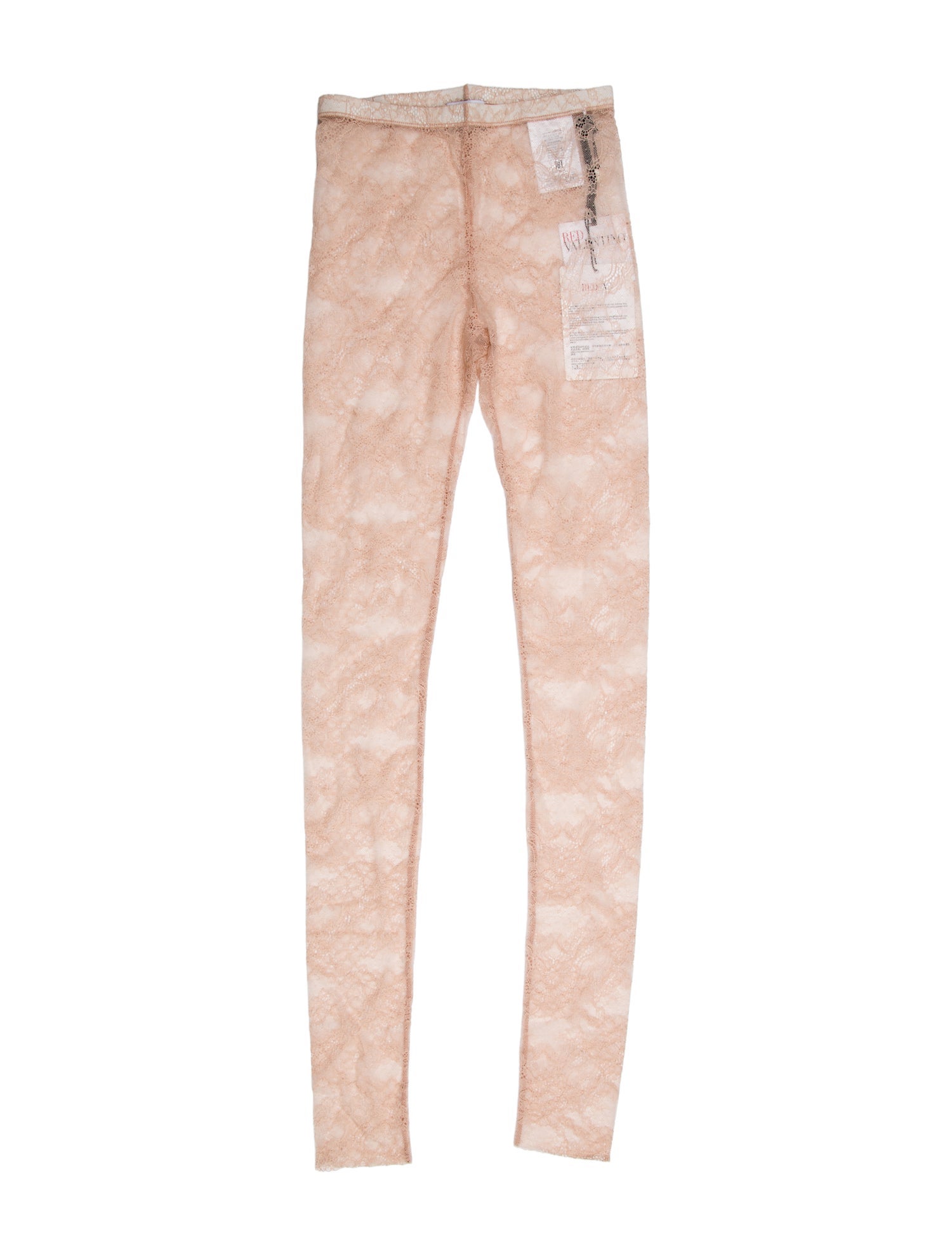 Red Valentino lace trimmed hosiery