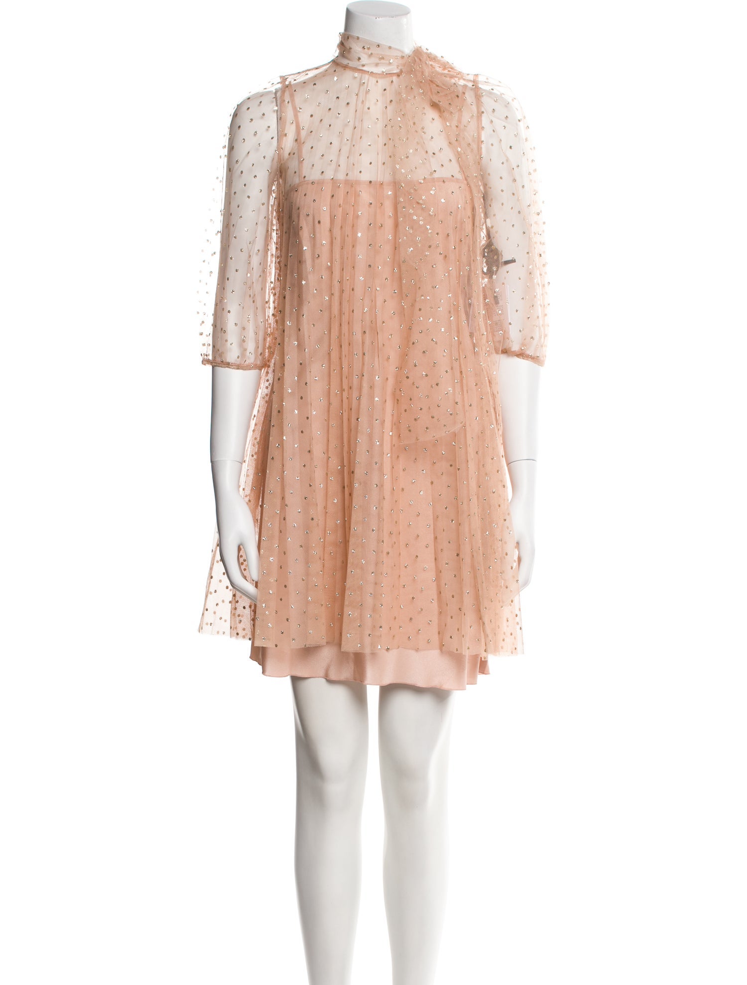 Red Valentino Mesh Mini Dress w/ Tags