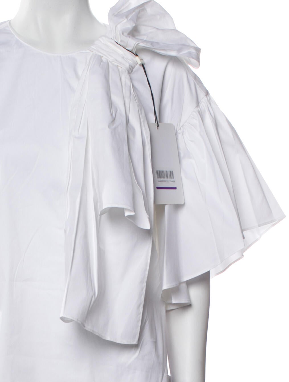 Red Valentino Crew Neck Three-Quarter Sleeve Blouse w/ Tags